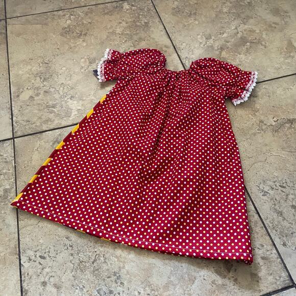 Avy Anne Girls Dress Size 2 FSU Minnesota Commanders Kansas City Colors NEW - Picture 6 of 6